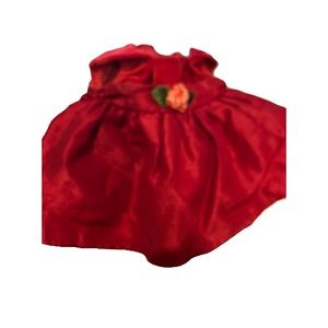 BITTY BABY ROSY RED DRESS SET RED FANCY DRESS ONLY 2004 Holiday December